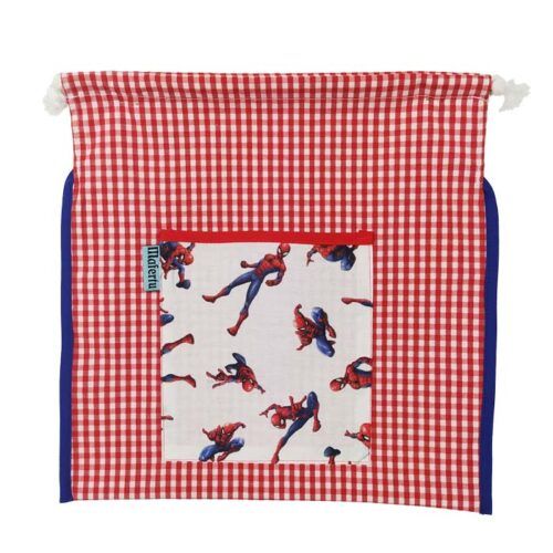 Bolsa desayuno con estampado de Spiderman