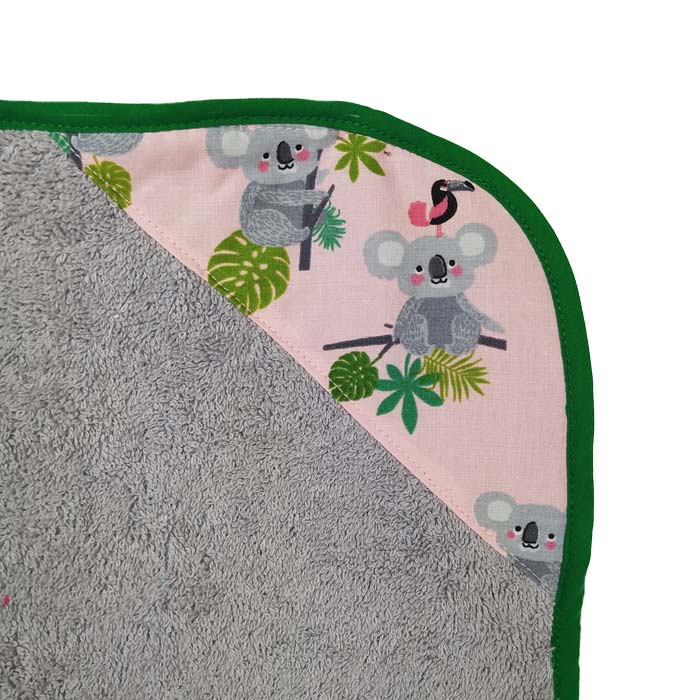 toalla de mano estampado koala