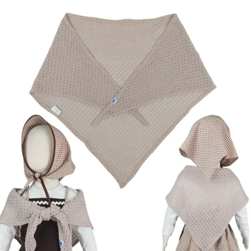 Mantilla castañera beige - El mundo de Rosi