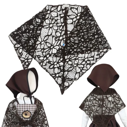 Mantilla castañera marrón - El mundo de Rosi