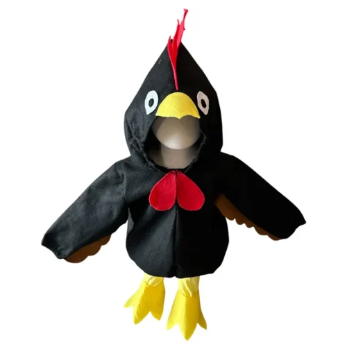 Disfraz gallo negro infantil