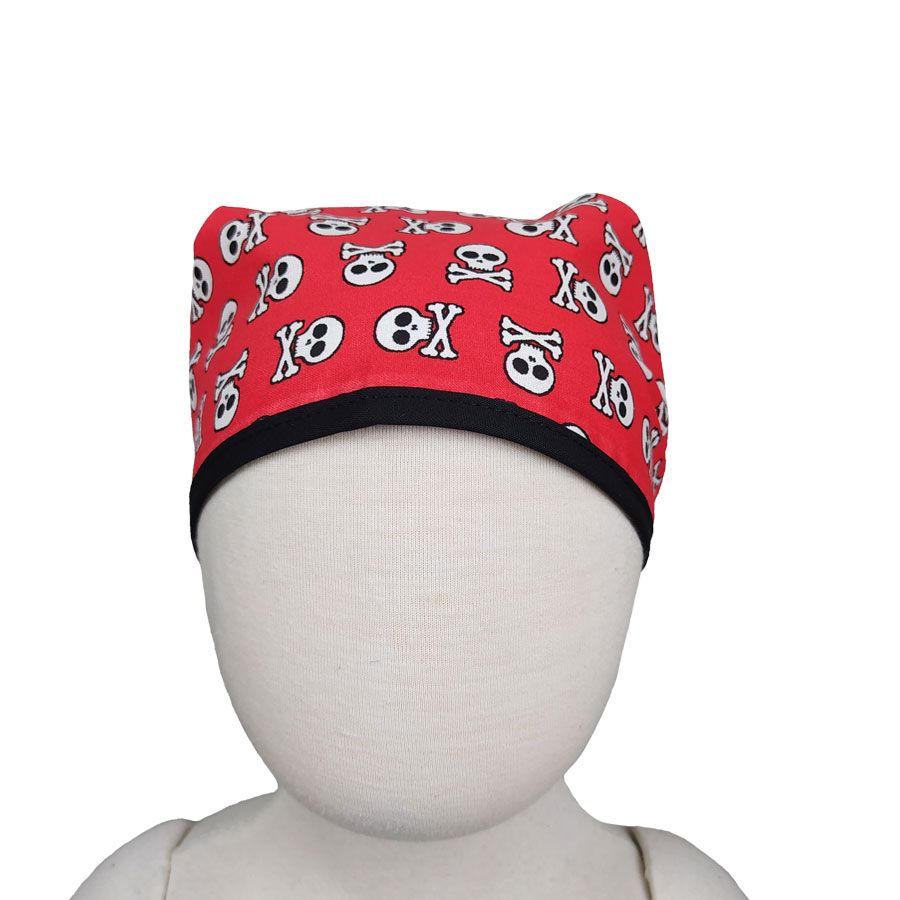 Pañuelo pirata rojo - Imagen 2