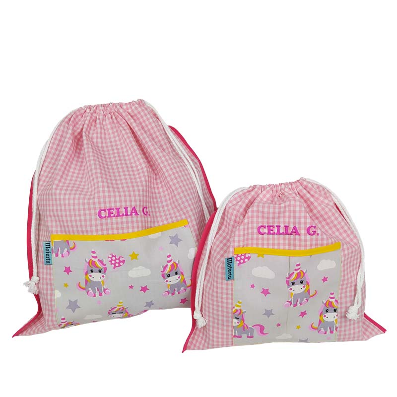 Bolsa desayuno unicornio - Imagen 3