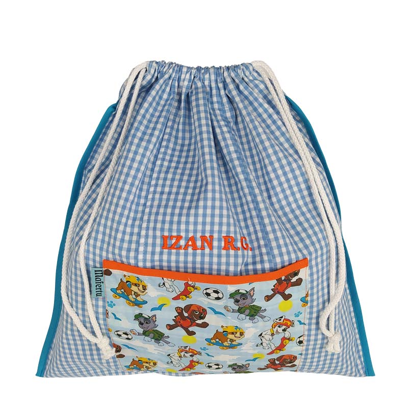 Bolsa de ropa con estampado de Patrulla canina