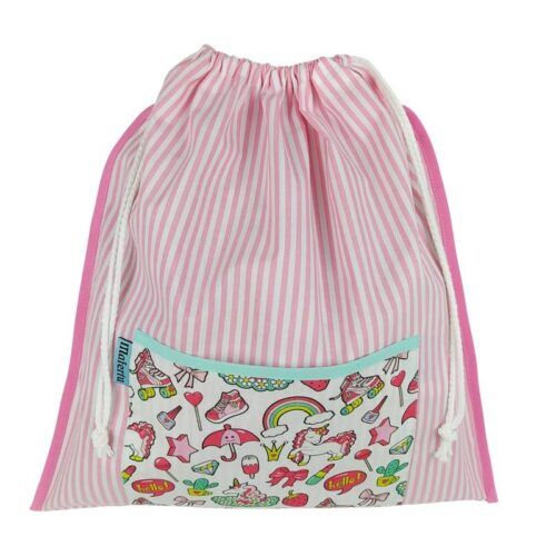 Bolsa de muda con estampado de unicornio