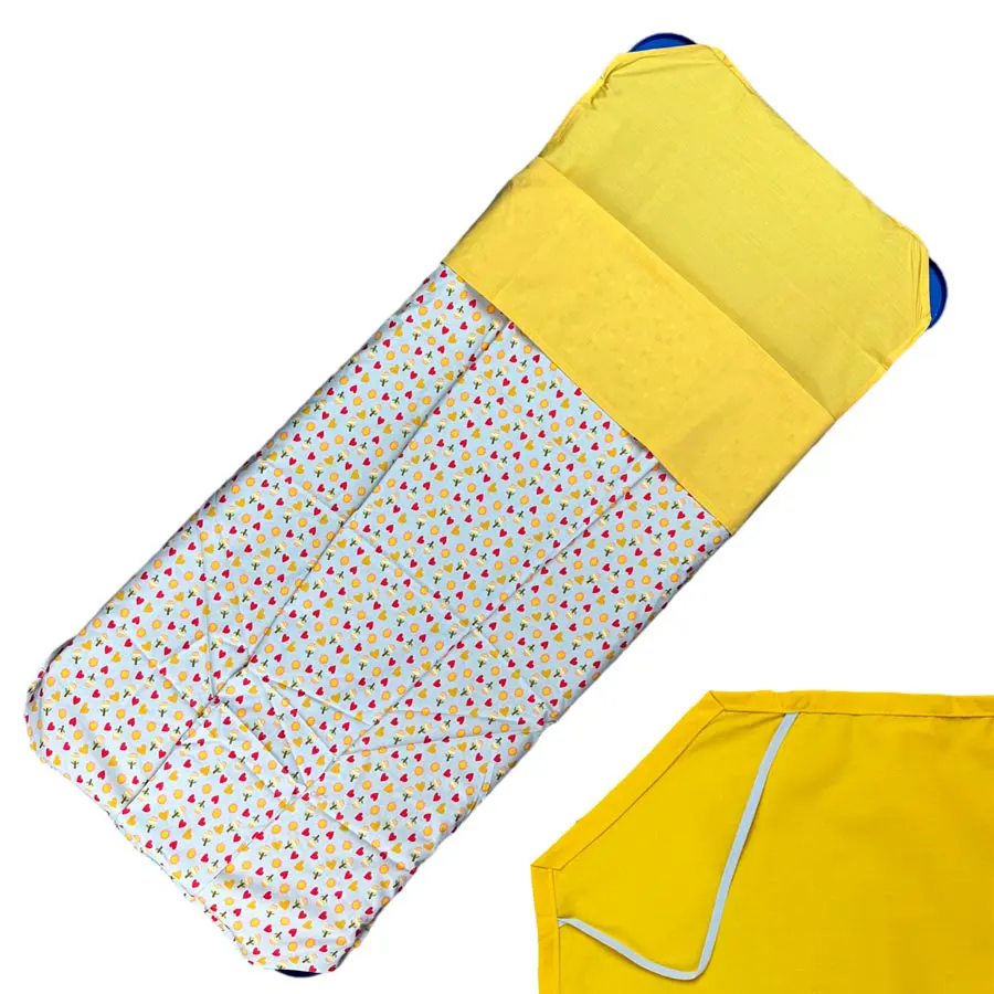 Conjunto sábanas hamaca guardería flores