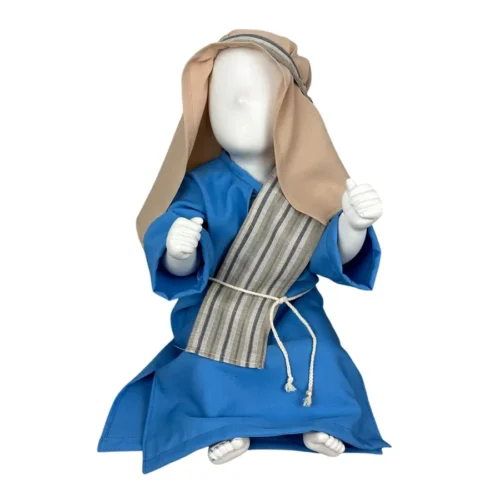 disfraz hebreo bebé azul
