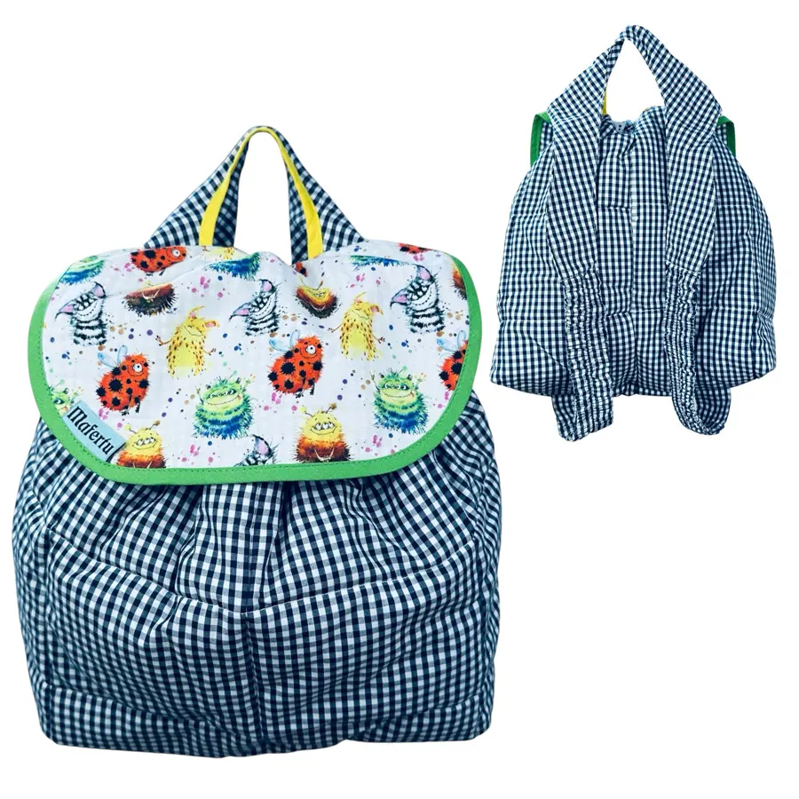 Mochila preescolar monstruos