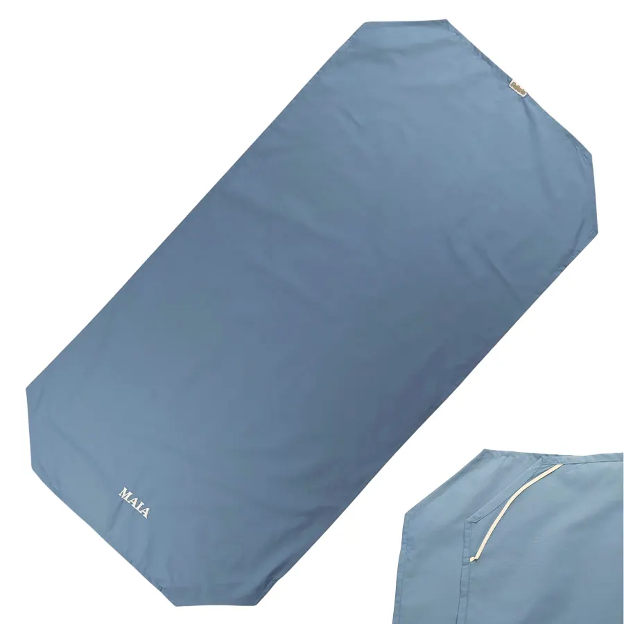 sábana bajera guardería azul
